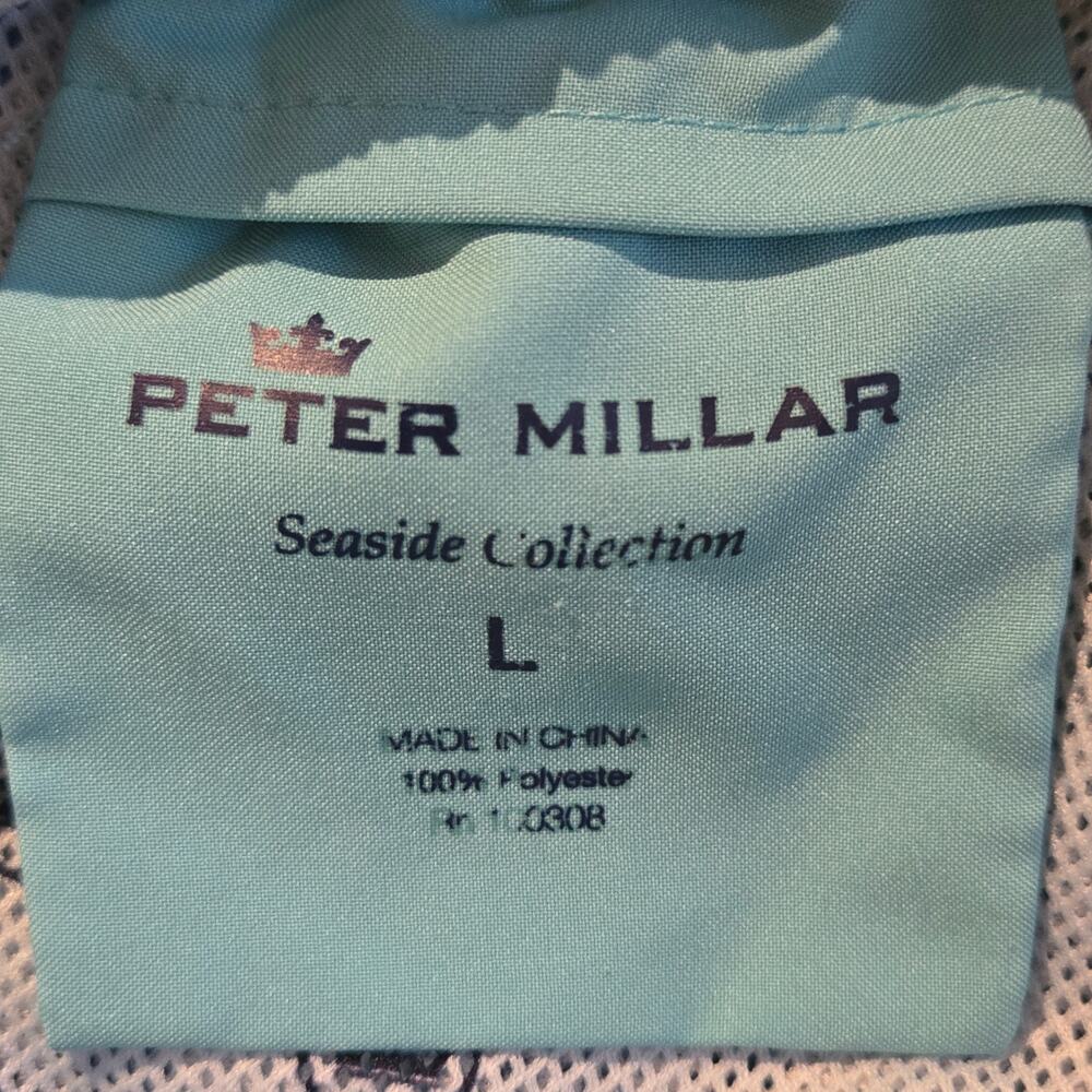 Peter Millar Seaside Collection Swim Trunks Mens Large Blue Skull & Rods - Picture 7 of 7